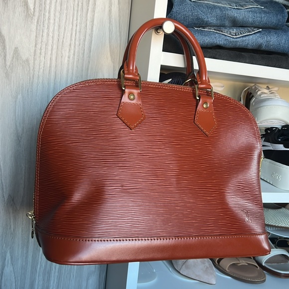 Vintage Authentic Louis Vuitton epi alma PM Kenyan brown - Edited no Strap - Picture 2 of 12